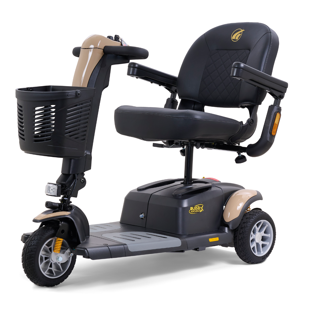 Golden Tech Buzzaround LX - Luxury 3 Wheel Portable Mobility Scooter - Senior.com Scooters